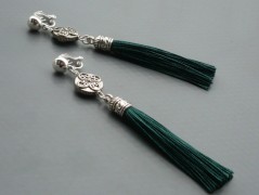 Rudý oválný přívěsek nerez řetízek