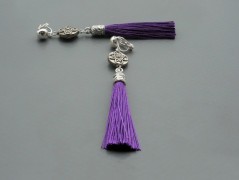 Rudý oválný přívěsek nerez řetízek