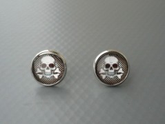 Rudý oválný přívěsek nerez řetízek