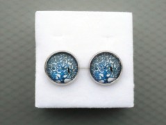 Rudý oválný přívěsek nerez řetízek