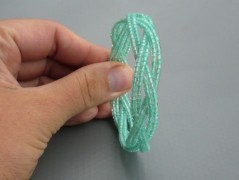 Rudý oválný přívěsek nerez řetízek