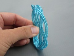 Rudý oválný přívěsek nerez řetízek