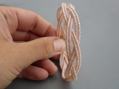 Rudý oválný přívěsek nerez řetízek