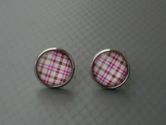 Rudý oválný přívěsek nerez řetízek