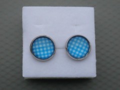 Rudý oválný přívěsek nerez řetízek