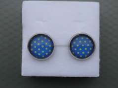 Rudý oválný přívěsek nerez řetízek