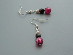 Rudý oválný přívěsek nerez řetízek