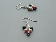 Rudý oválný přívěsek nerez řetízek