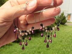 Rudý oválný přívěsek nerez řetízek