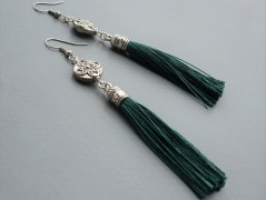 Rudý oválný přívěsek nerez řetízek