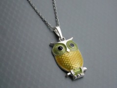 Rudý oválný přívěsek nerez řetízek