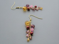 Rudý oválný přívěsek nerez řetízek