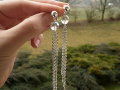 Rudý oválný přívěsek nerez řetízek