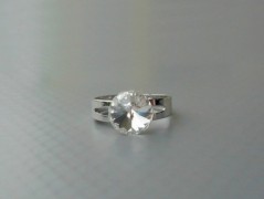 Rudý oválný přívěsek nerez řetízek