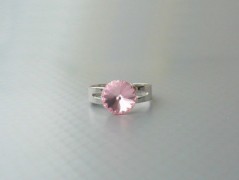 Rudý oválný přívěsek nerez řetízek