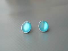 Rudý oválný přívěsek nerez řetízek