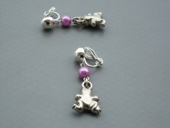 Rudý oválný přívěsek nerez řetízek