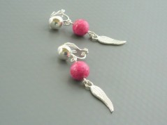 Rudý oválný přívěsek nerez řetízek