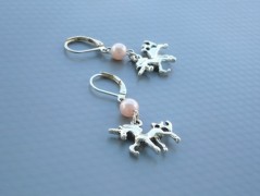 Rudý oválný přívěsek nerez řetízek