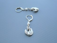 Rudý oválný přívěsek nerez řetízek