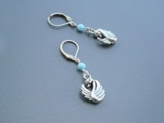 Rudý oválný přívěsek nerez řetízek