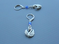 Rudý oválný přívěsek nerez řetízek