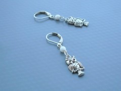 Rudý oválný přívěsek nerez řetízek