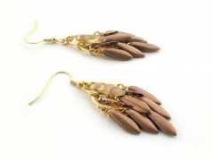 Rudý oválný přívěsek nerez řetízek