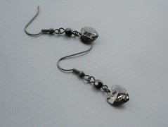 Rudý oválný přívěsek nerez řetízek