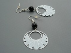 Rudý oválný přívěsek nerez řetízek