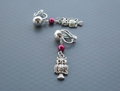 Rudý oválný přívěsek nerez řetízek