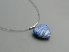 Rudý oválný přívěsek nerez řetízek