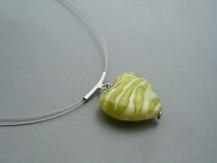 Rudý oválný přívěsek nerez řetízek