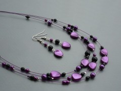 Rudý oválný přívěsek nerez řetízek