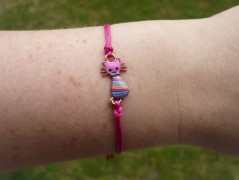 Rudý oválný přívěsek nerez řetízek