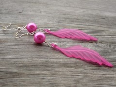 Rudý oválný přívěsek nerez řetízek