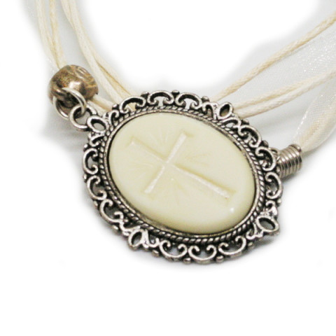 Templářův medailon, vintig sklo 