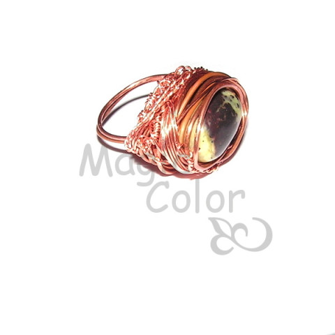 Prsten, Copper Mann Serpentin 