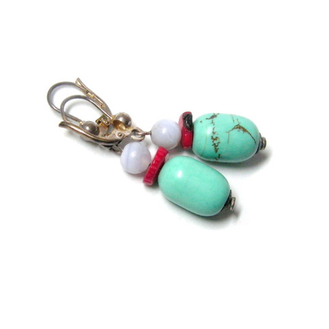 Stříbrné náušnice Freedom Stone 