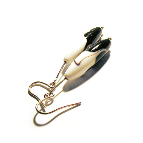 Stříbrné náušnice,Elegantní vinutky 