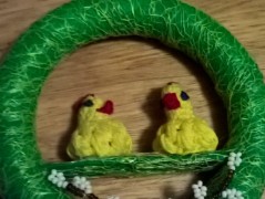 háčkovaná špička na vánoční stromek