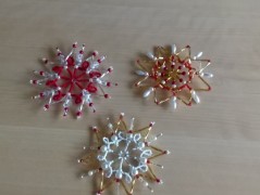 háčkovaná špička na vánoční stromek