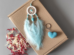 Dárková sada šedá - 6 scrunchies