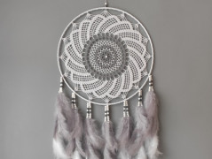 Dárková sada šedá - 6 scrunchies