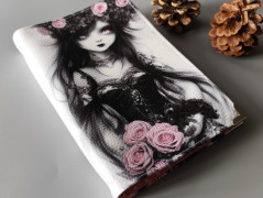 Dárková sada šedá - 6 scrunchies