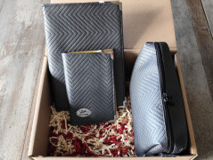 Dárková sada šedá - 6 scrunchies