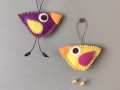 Barevní ptáčci z filcu III.