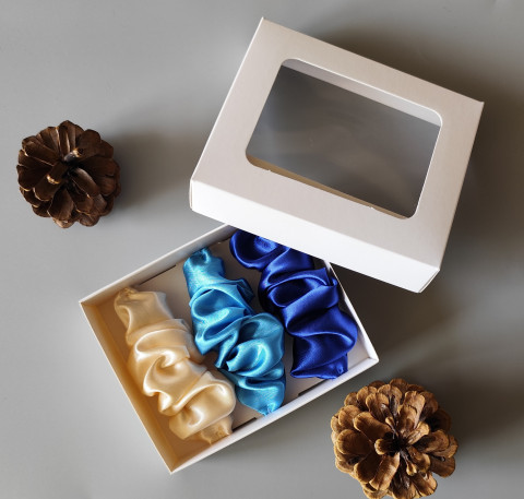 Dárková sada - spony do vlasů XI. spona sponka sponky do vlasů spony scrunchies scrunchie 