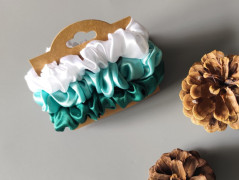 Dárková sada šedá - 6 scrunchies