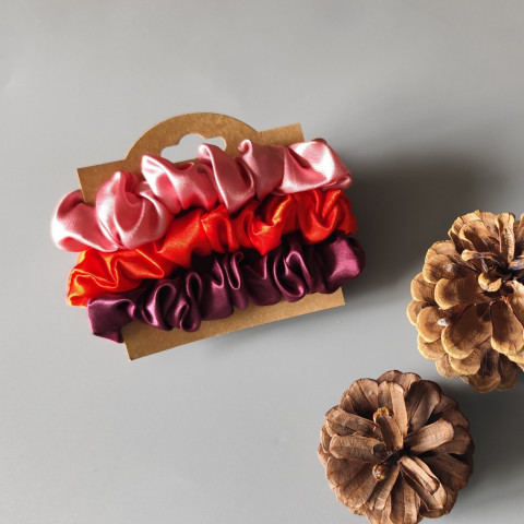 Scrunchie gumičky S na kartě - VI. gumička gumičky do vlasů spony scrunchies scrunchie 